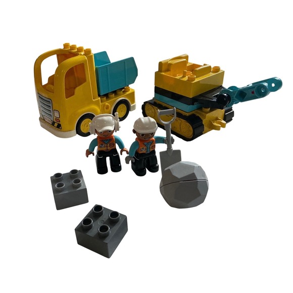 LEGO DUPLO Construction Truck Bulldozer Figures Building Blocks Set 10931 - Picture 2 of 2